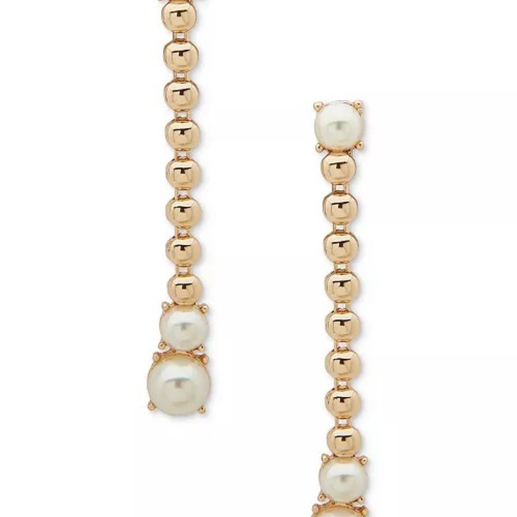 Anne Klein Pear Drop Earrings 22$